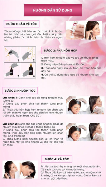 Bộ sản phẩm thuốc nhuộm tóc tại nhà