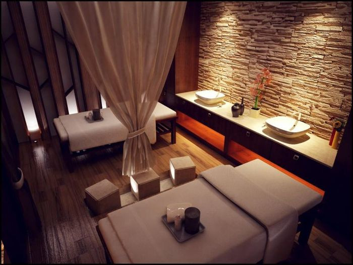 Cảnh quan yên bình tại Ocean Spa, địa điểm massage body Hà Nội