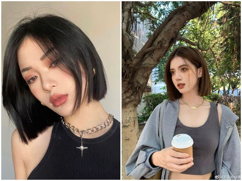 Cô gái với kiểu tóc bob ngắn cá tính và hiện đại