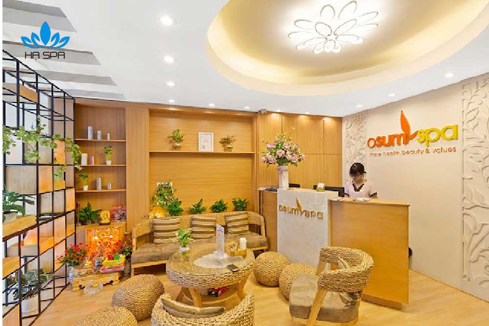 Hình ảnh không gian tại Osum Spa, địa chỉ massage trị liệu Hà Nội kết hợp Đông y và hiện đại