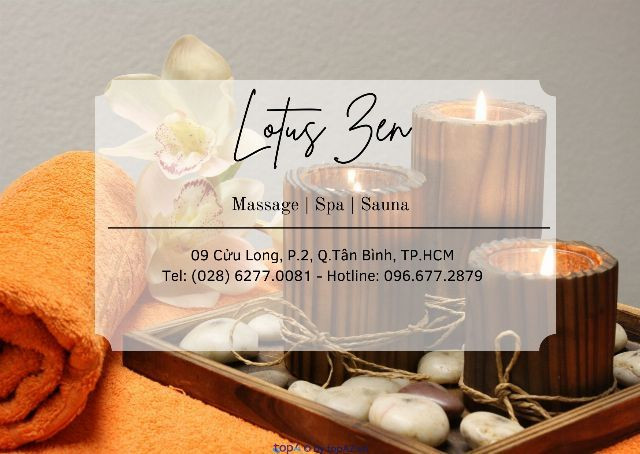 Hình ảnh không gian trị liệu tại Lotus Zen Tân Bình