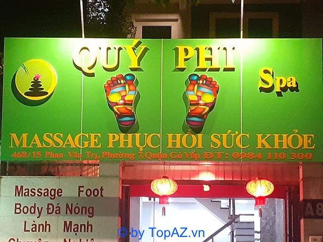 Hình ảnh minh họa quy trình massage trị liệu giảm đau nhức