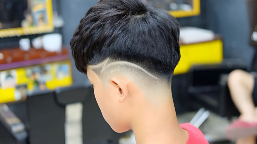 Hình cạo chữ Z ấn tượng trên tóc nam