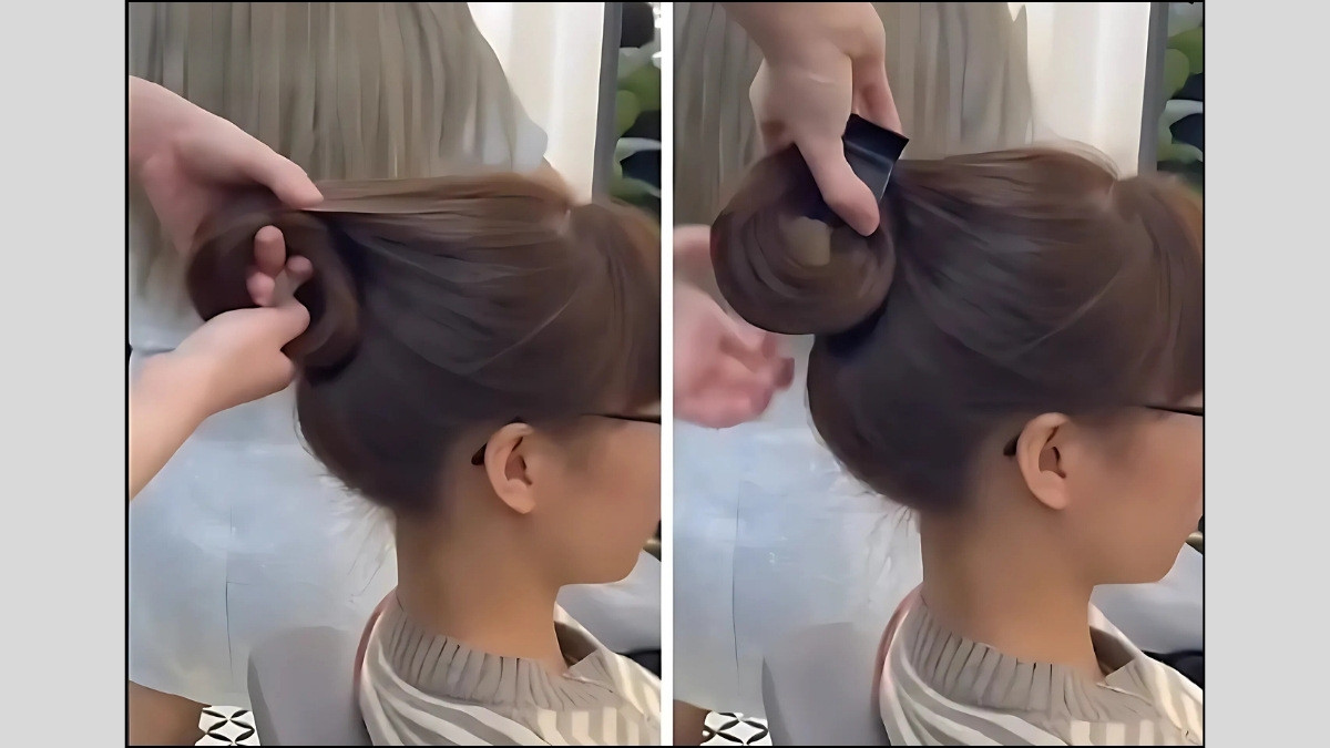 Hướng dẫn kẹp tóc càng cua 3 răng cho mái tóc dày bồng bềnh