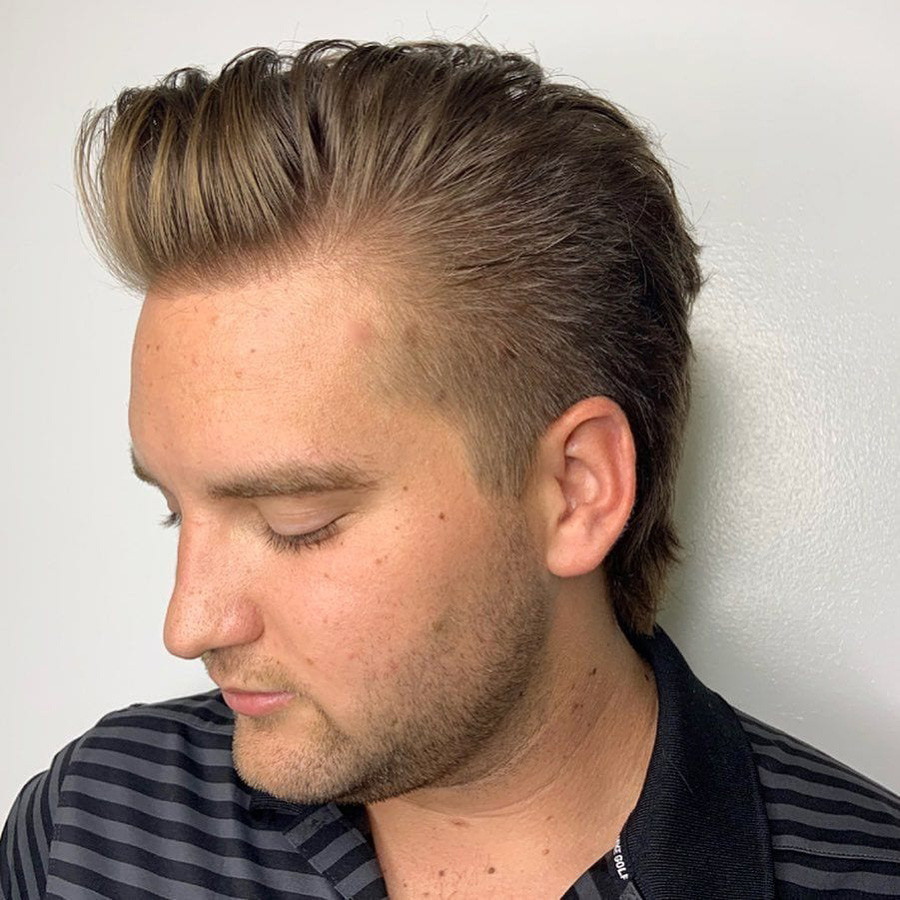 Kết hợp kiểu tóc mullet nam với phần undercut mạnh mẽ