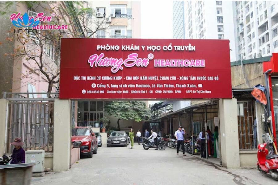 Không gian ấm cúng tại Hương Sen Healthcare, địa điểm massage trị liệu Hà Nội nổi tiếng