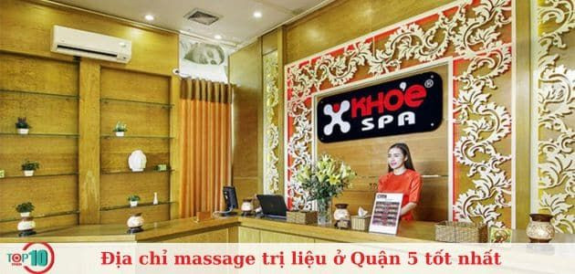 Không gian phòng massage tiện nghi tại Khỏe Spa Quận 5