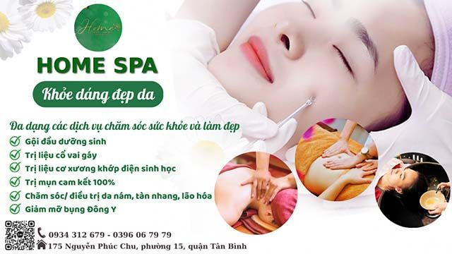 Không gian phòng trị liệu tại Home Spa Tân Bình