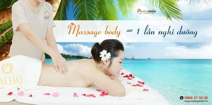 Không gian thư giãn tại Mama Maia Spa cho liệu trình massage body