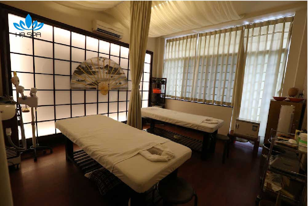 Không gian thư giãn tại một spa trị liệu
