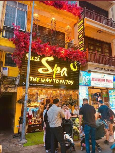 Không gian thư giãn tại Suzi Spa Hà Nội