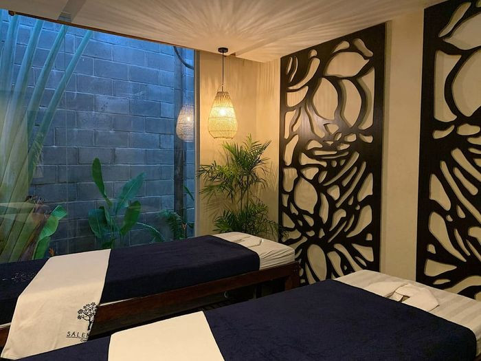 Không gian xanh mát và tĩnh lặng tại Salem Spa Đà Nẵng