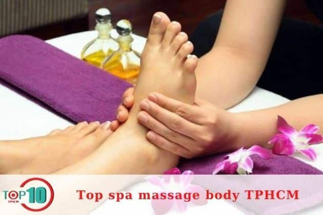 Khu vực massage chân và body tại Quỳnh Như Foot Massage