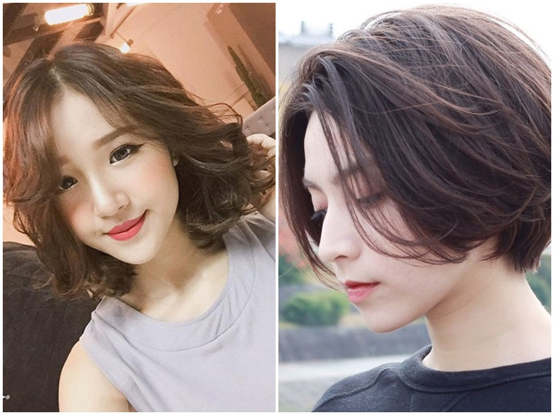 Kiểu tóc ngắn với phần mái bay lãng mạn và thanh thoát