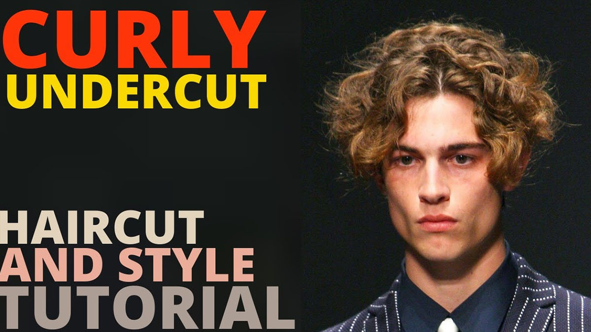 Kiểu tóc undercut nam mái dài uốn xoăn lôi cuốn
