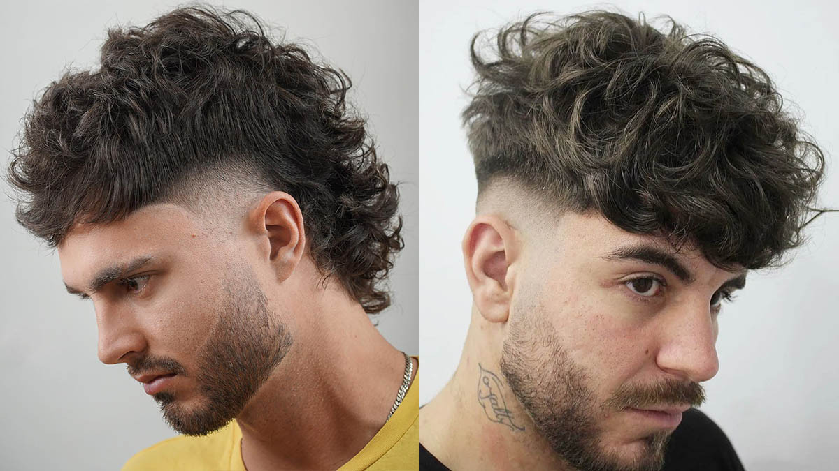 Kiểu tóc undercut nam mái ngắn uốn phồng năng động