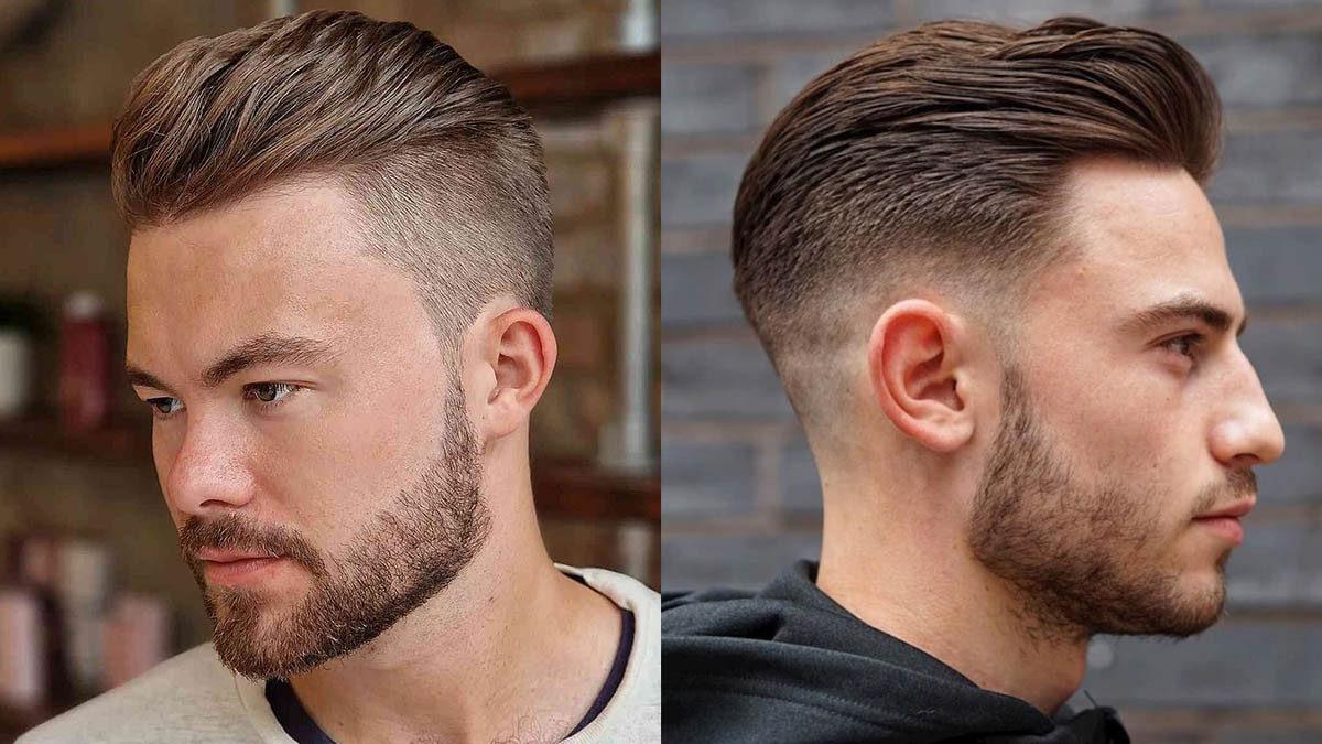 Kiểu tóc undercut nam nhuộm màu nâu khói hiện đại