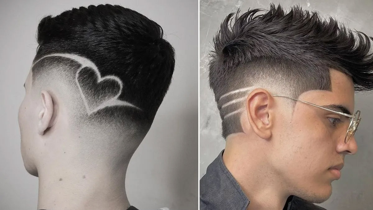Kiểu tóc undercut nam với các đường cắt hình học độc đáo