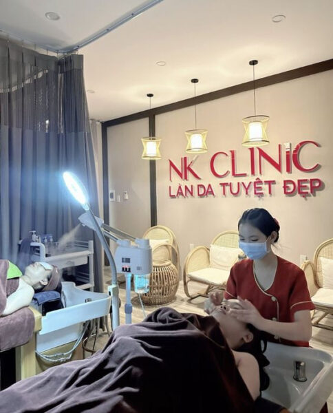 Một góc không gian sang trọng tại NK Spa & Academy ở Bình Dương