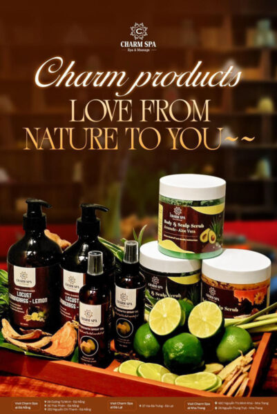 Nguyên liệu thiên nhiên dùng trong các liệu trình chăm sóc sức khỏe và sắc đẹp tại spa