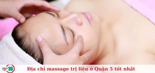 Phòng massage yên tĩnh và chuyên nghiệp tại Kim Spa Quận 5