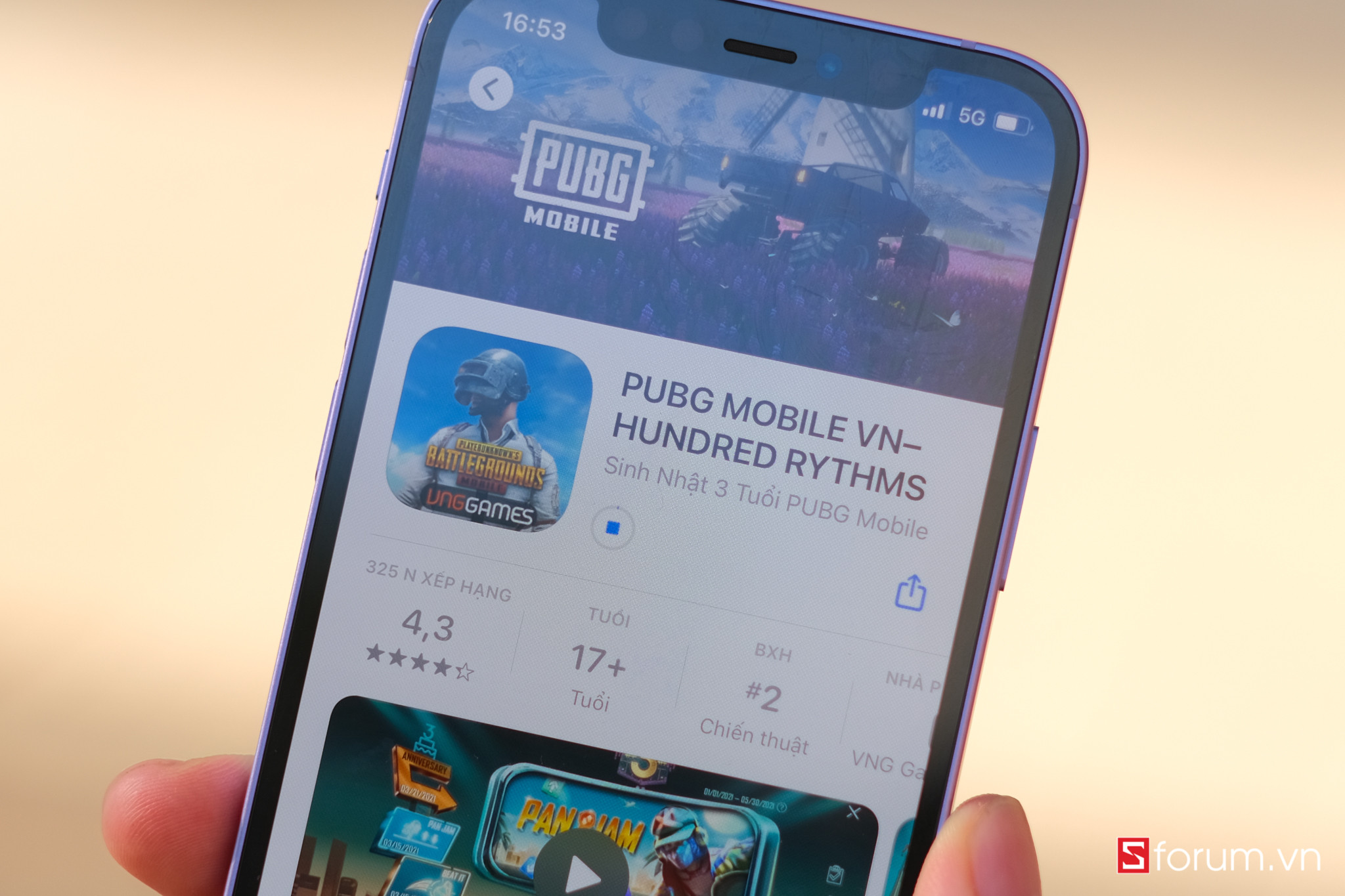 Quá trình tải game dung lượng lớn trên iPhone 12 sử dụng 5G