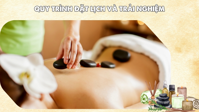 Quy trình đặt lịch và trải nghiệm massage tại nhà