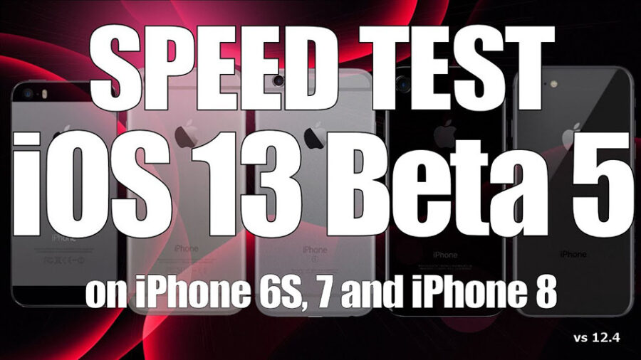 So sanh toc do mo ung dung tren iPhone chay iOS 13 Beta 5 va iOS 12.4