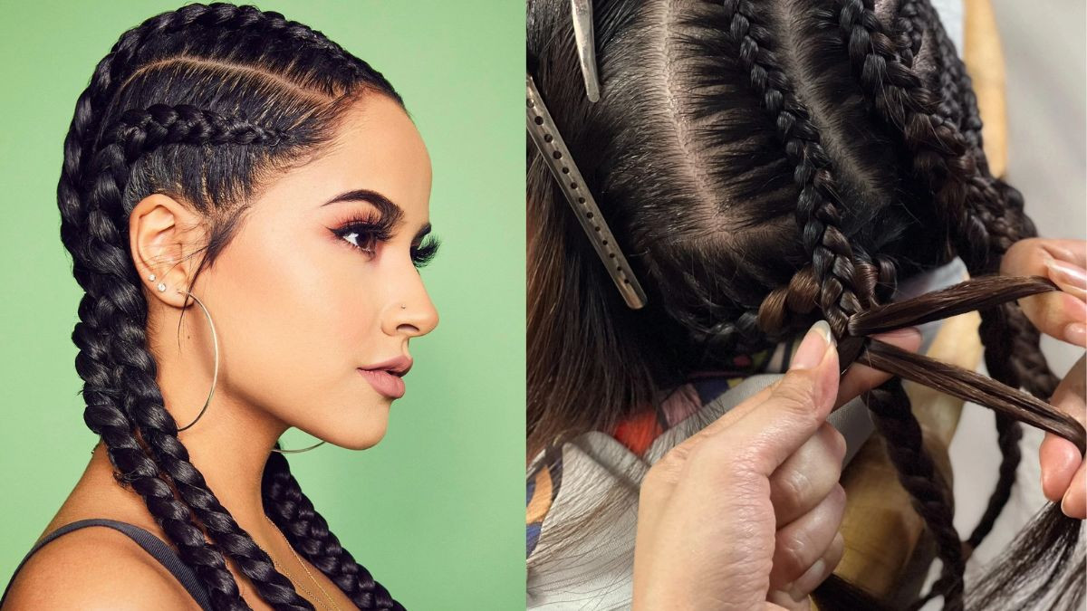 Tết tóc 2 bên Cornrow cá tính