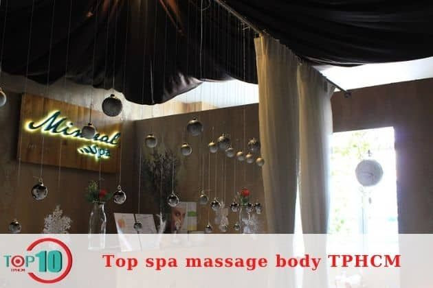Thiết kế ấm cúng của Mineral Spa massage body TPHCM