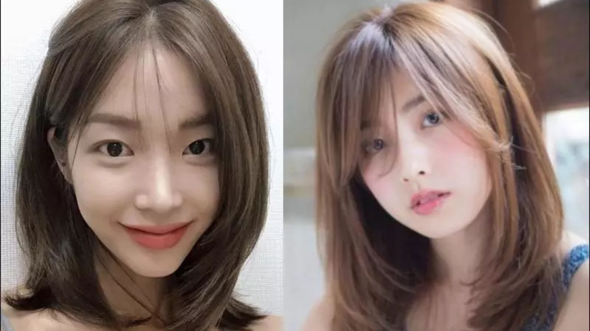 Tóc ngắn thẳng ngang vai mái bay nhẹ nhàng