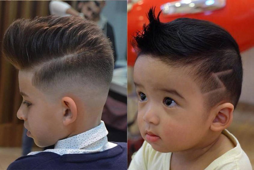 Kiểu tóc Pompadour ngắn vuốt dựng trông chững chạc