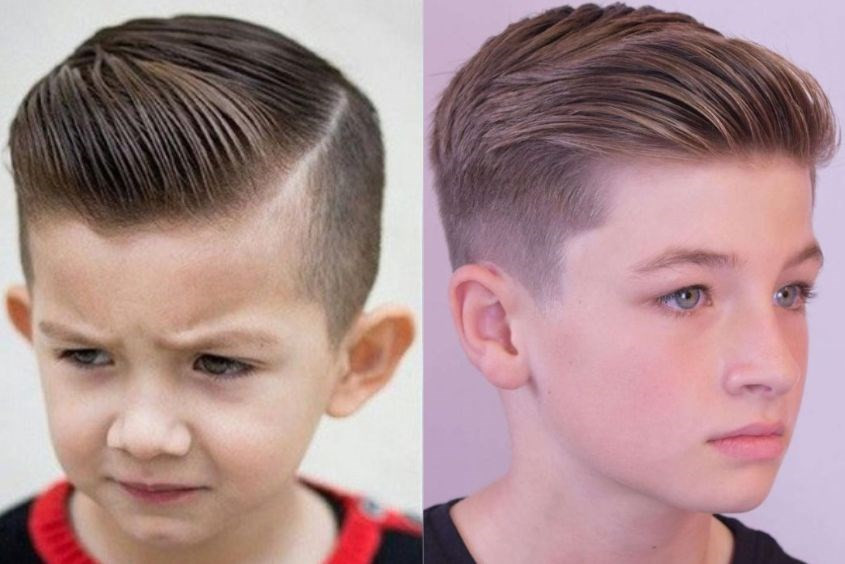 Kiểu tóc vuốt keo sành điệu cho bé trai 7 tuổi