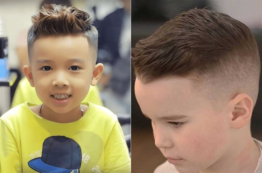 Tóc Quiff năng động và cá tính cho bé trai