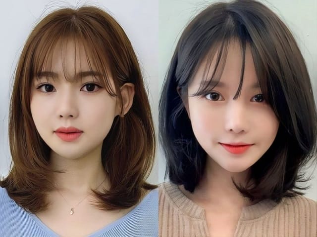 Khá hợp với những cô nàng mặt tròn