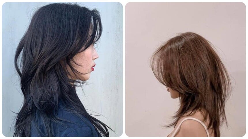 Kiểu tóc mullet ôm gọn khuôn mặt