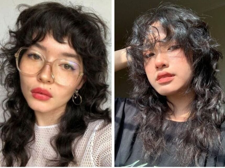 Những lọn xoăn xù mì bung xõa làm tăng tối đa độ phồng