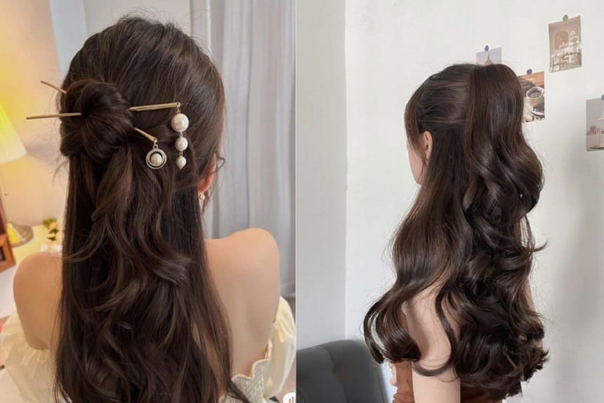 Kiểu tóc phù hợp giúp bạn tự tin và cuốn hút khi dự tiệc