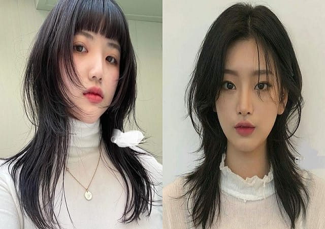 Tóc Mullet layer mái bằng cá tính