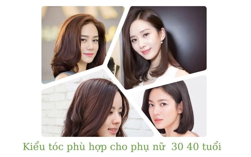 Tổng hợp những kiểu tóc nữ đẹp nhất độ tuổi 30 - 40