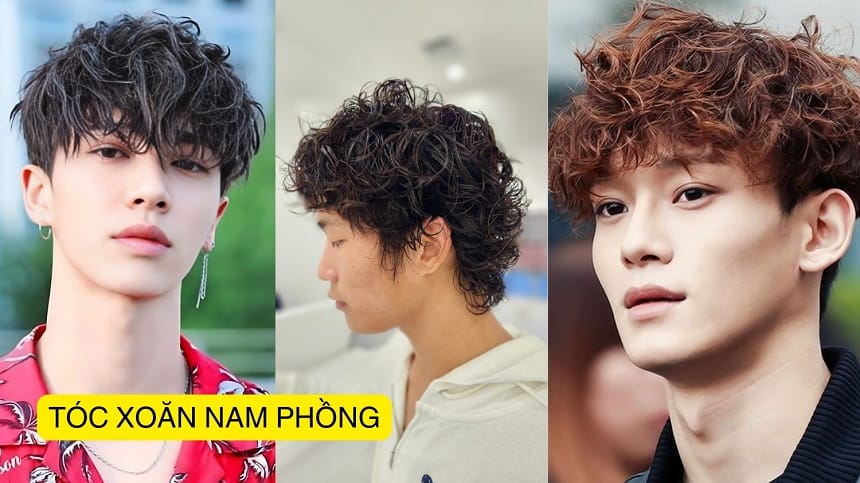 Đừng quên những mẫu tóc nam xoăn phồng trẻ trung nhé