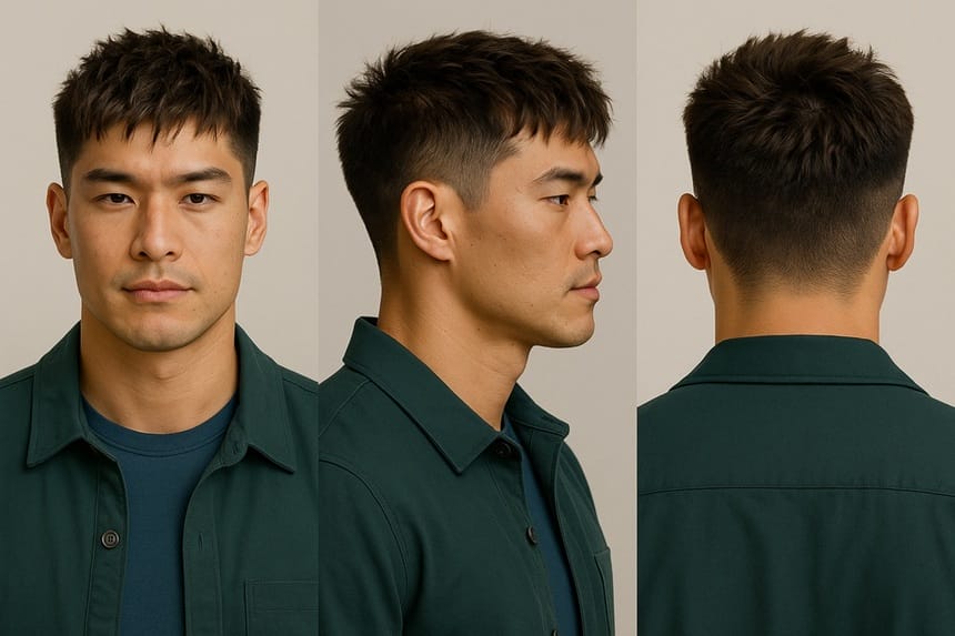Kiểu tóc Textured Crop mang đậm phong cách quý ông phương Tây