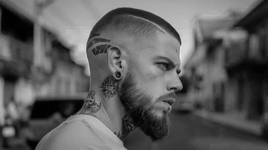 Làm nổi bật đường nét trên khuôn mặt cùng Undercut Buzz Cut