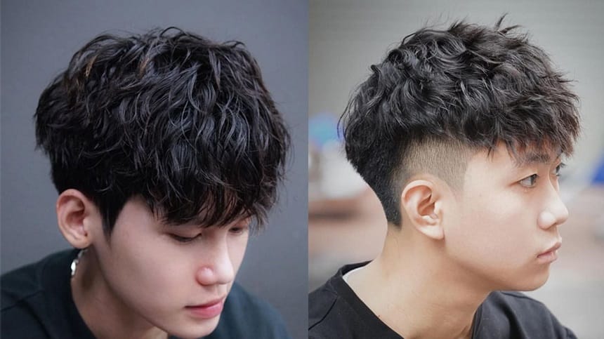 Layer nam xoăn là sự kết hợp giữa hai kỹ thuật làm tóc