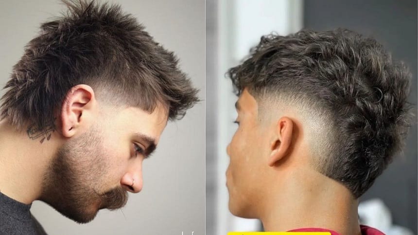 Mullet xoăn nhẹ mang đến sự cá tính cho bạn