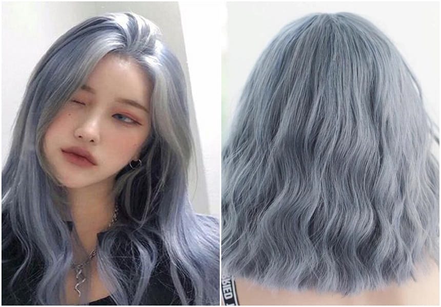 Có nên nhuộm tóc màu xám khói nữ