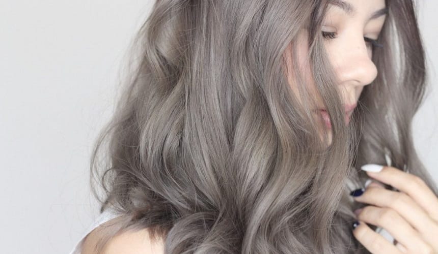 Tóc màu xám khói trầm cuốn hút