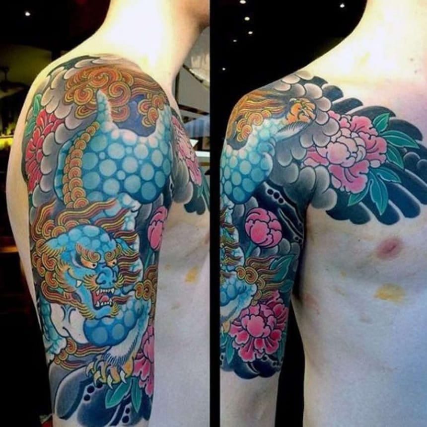 Hình xăm đầu kỳ lân đẹp mang nhiều ý nghĩa đặc biệt