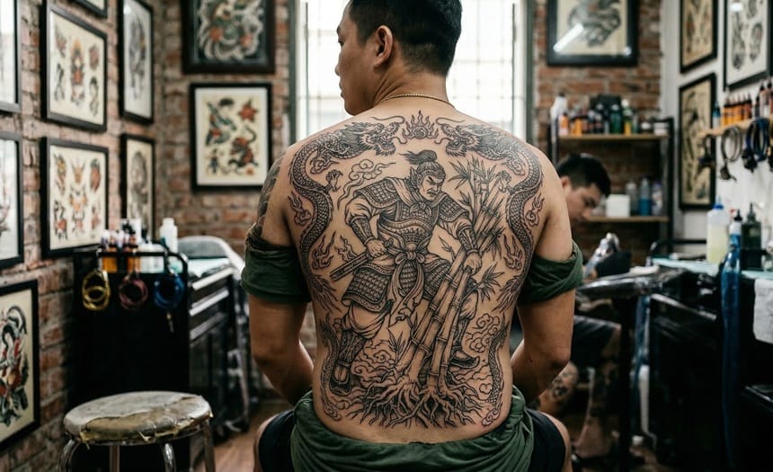 Những hình xăm câu chuyện cổ tích được nhiều nghệ nhân kể lại trên da