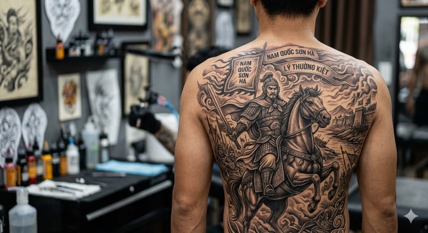 Xăm hình Lý Thường Kiệt ở đâu?